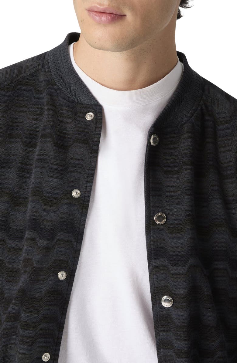Missoni Cotton Bomber Jacket, Alternate, color, Beige& White