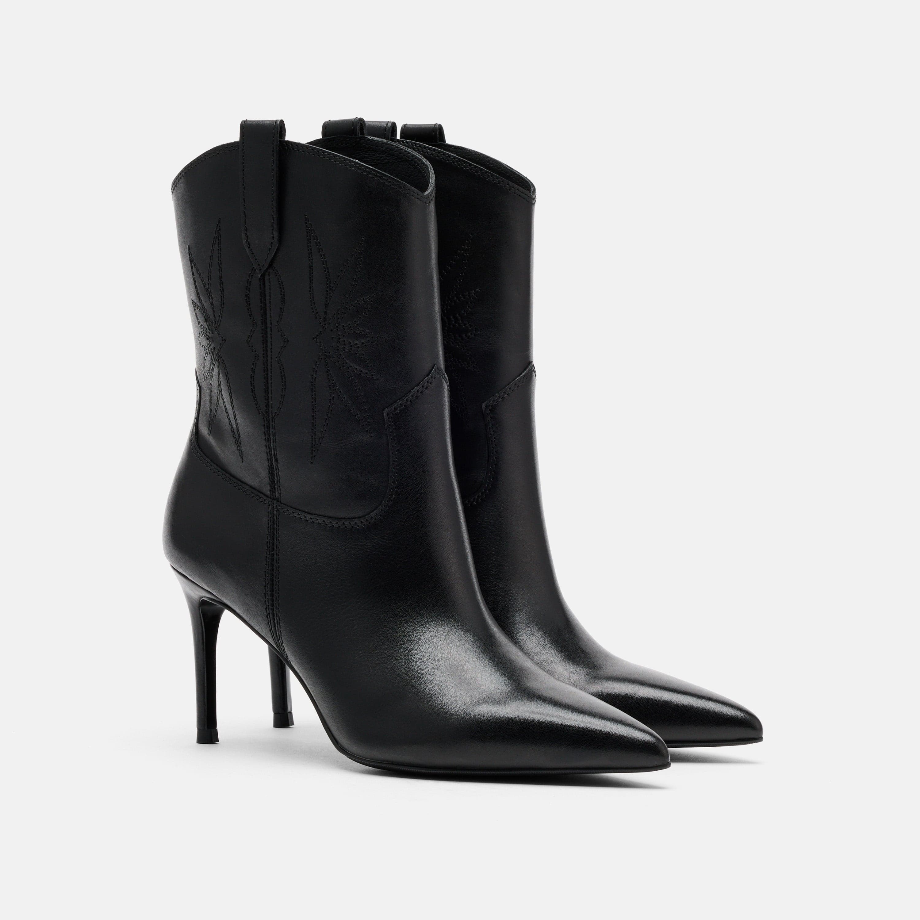 MARC NOLAN Jolene Stiletto Ankle Boots, Alternate, color, Black