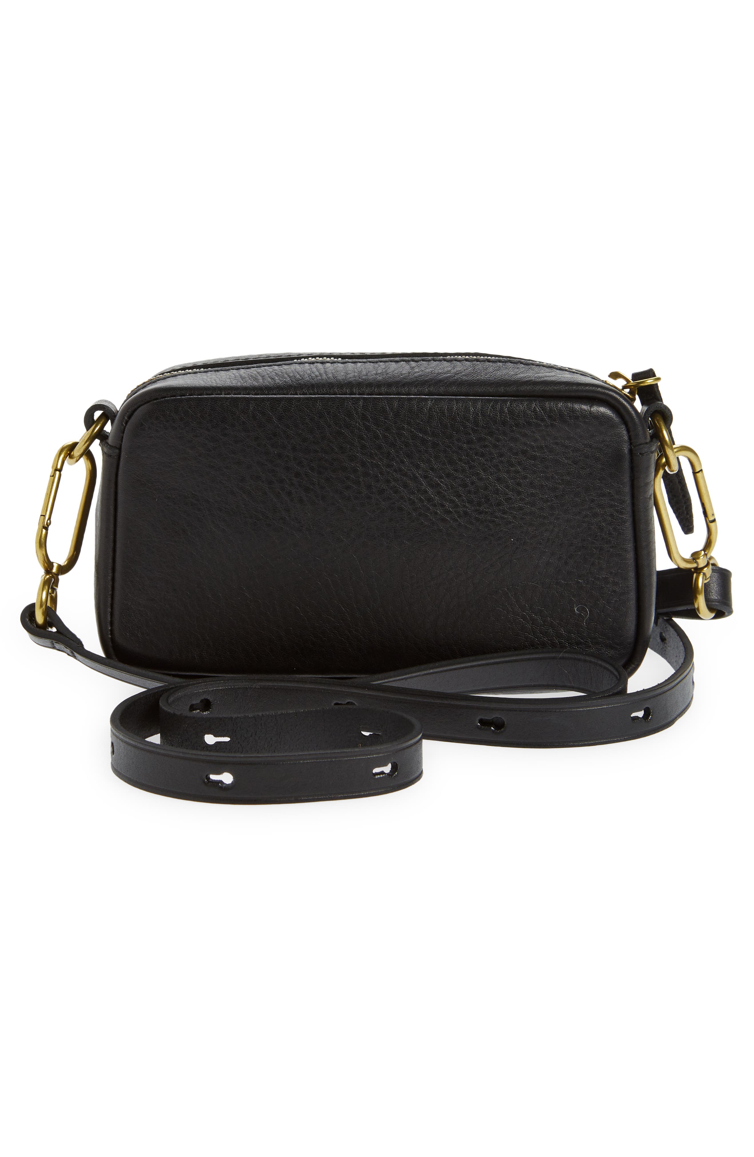 Madewell Mini The Leather Carabiner Crossbody Bag, Alternate, color, 