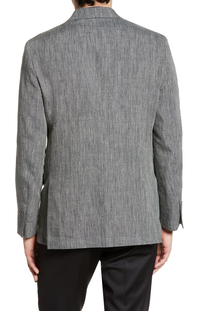 NORDSTROM MEN'S SHOP Mélange Linen Blazer, Alternate, color, 