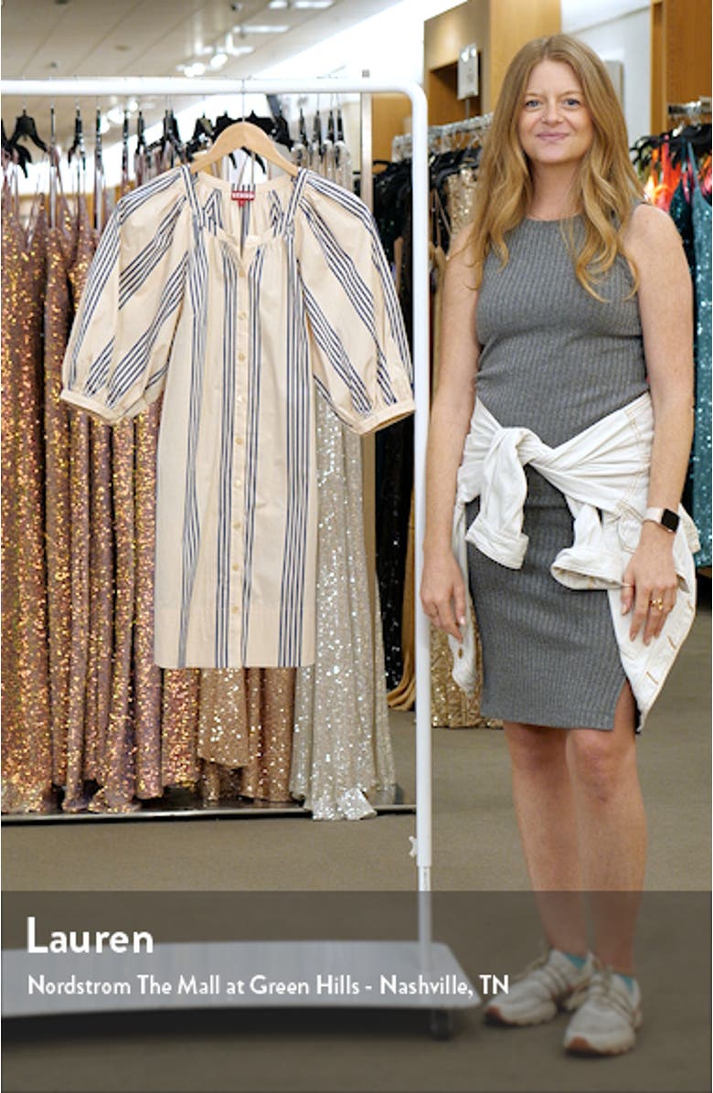 Vincent Stripe Shirtdress, sales video thumbnail