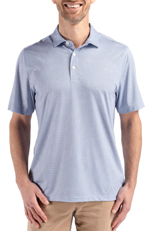 Cutter & Buck Pike Stretch Golf Polo in Navy Blue 