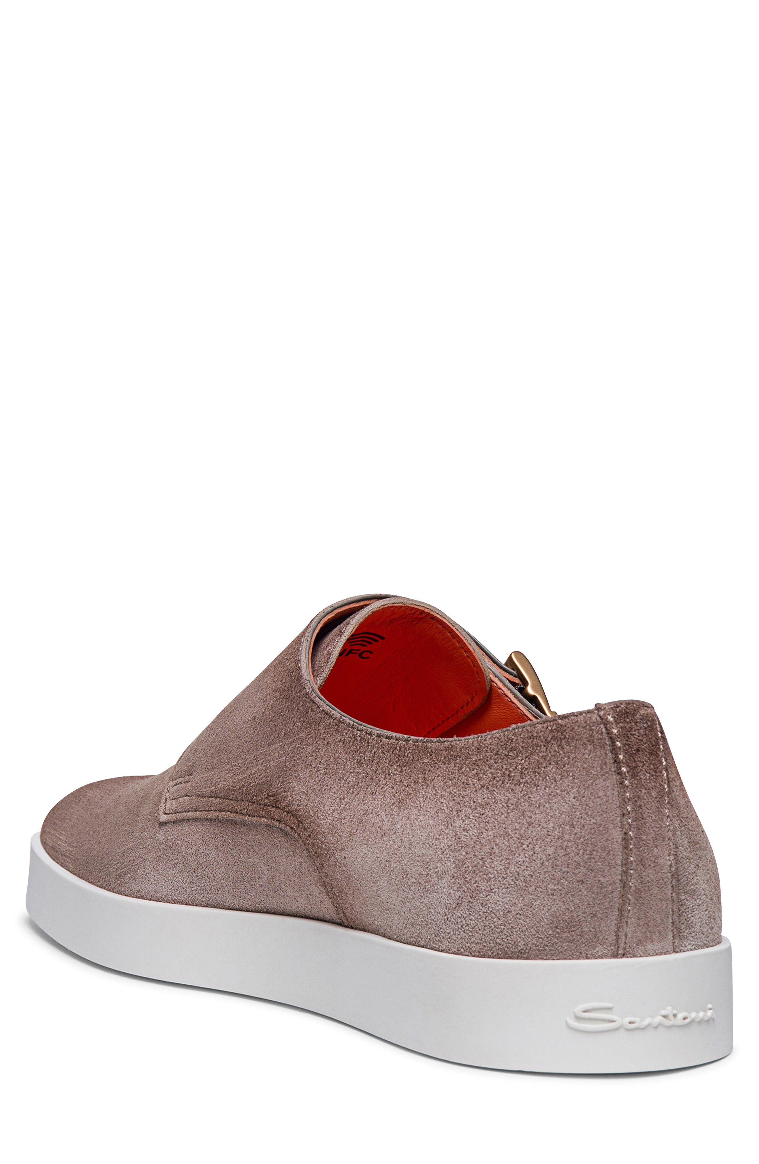Santoni Monk Strap Sneaker, Alternate, color, 