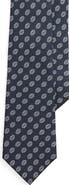 Ralph Lauren Purple Label Linked Cubes Silk Twill Tie