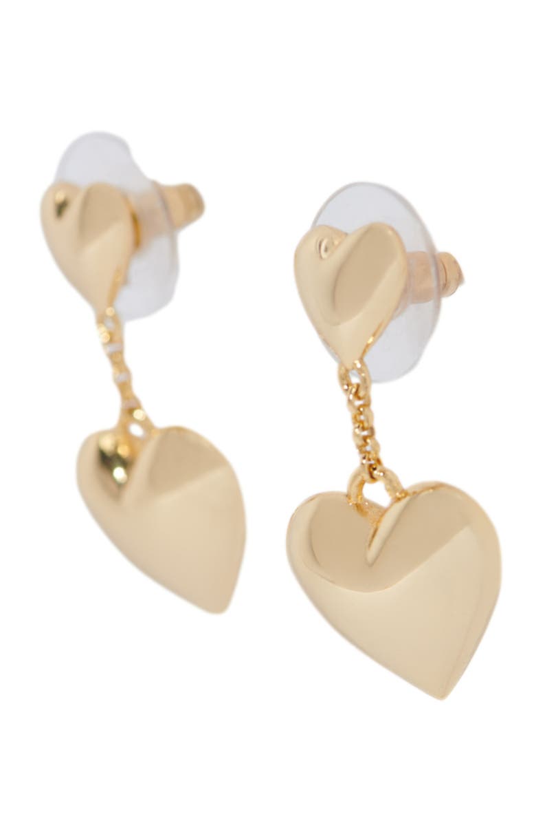 maje Heart earrings, Alternate, color,