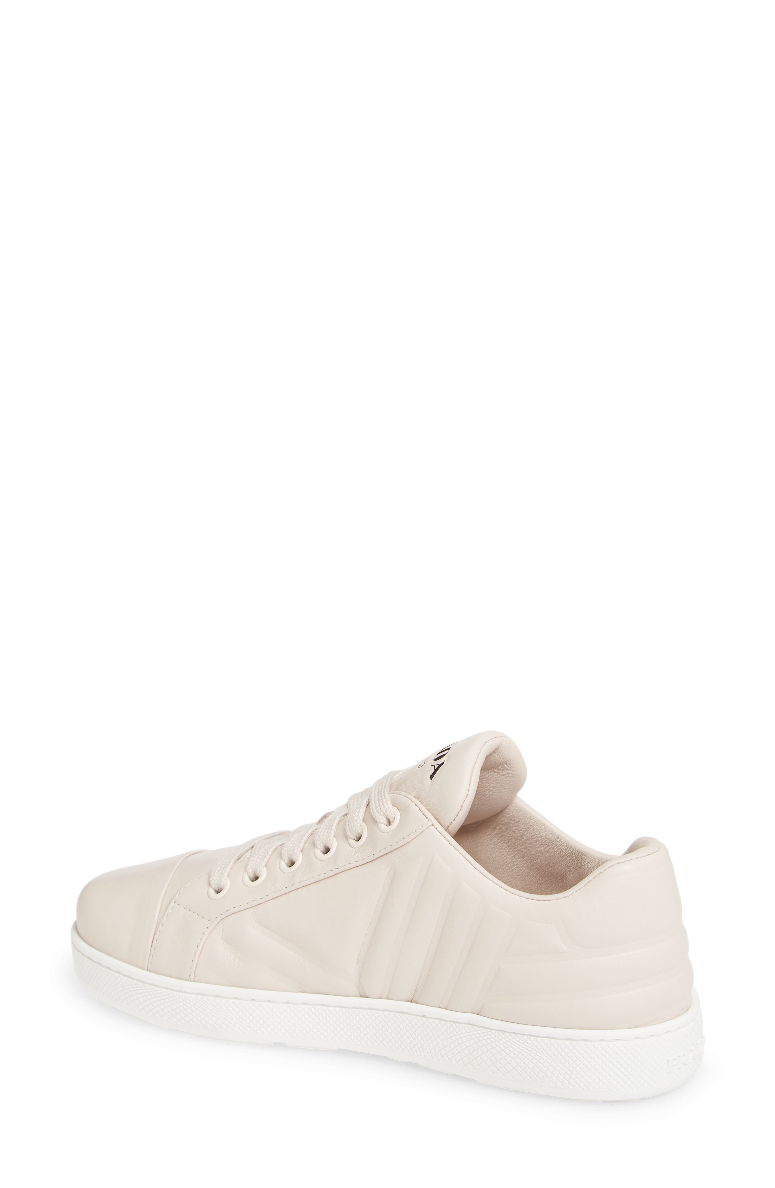 Quilted Low Top Sneaker, Alternate, color, GREY