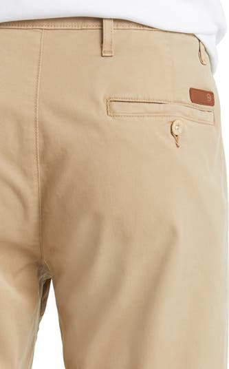 Kullen Flat Front Stretch Sateen Chinos