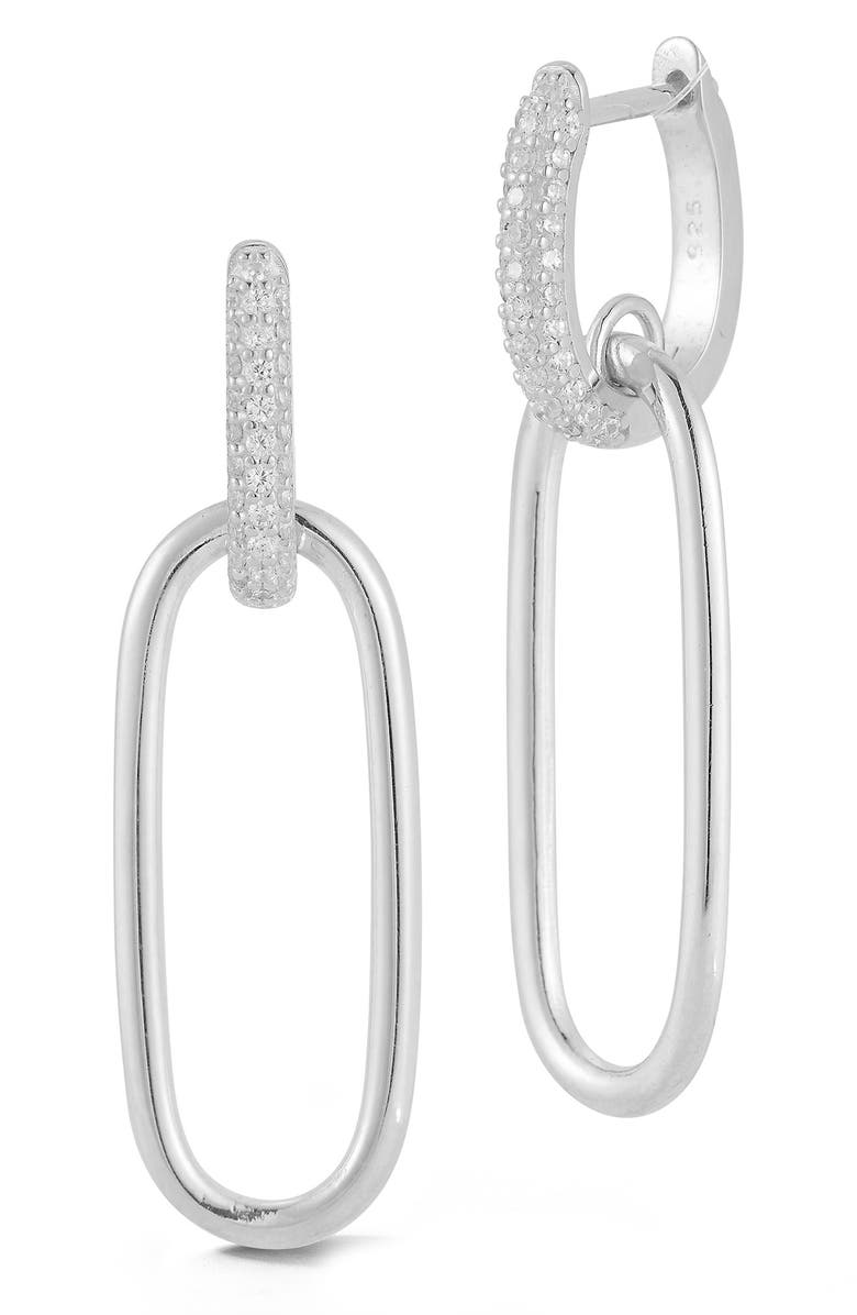 CHLOE AND MADISON Chain Drop Earrings, Main, color,