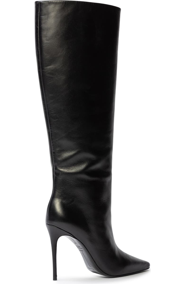 BLACK SUEDE STUDIO Ally Embellished Denim Tall Boot, Alternate, color,