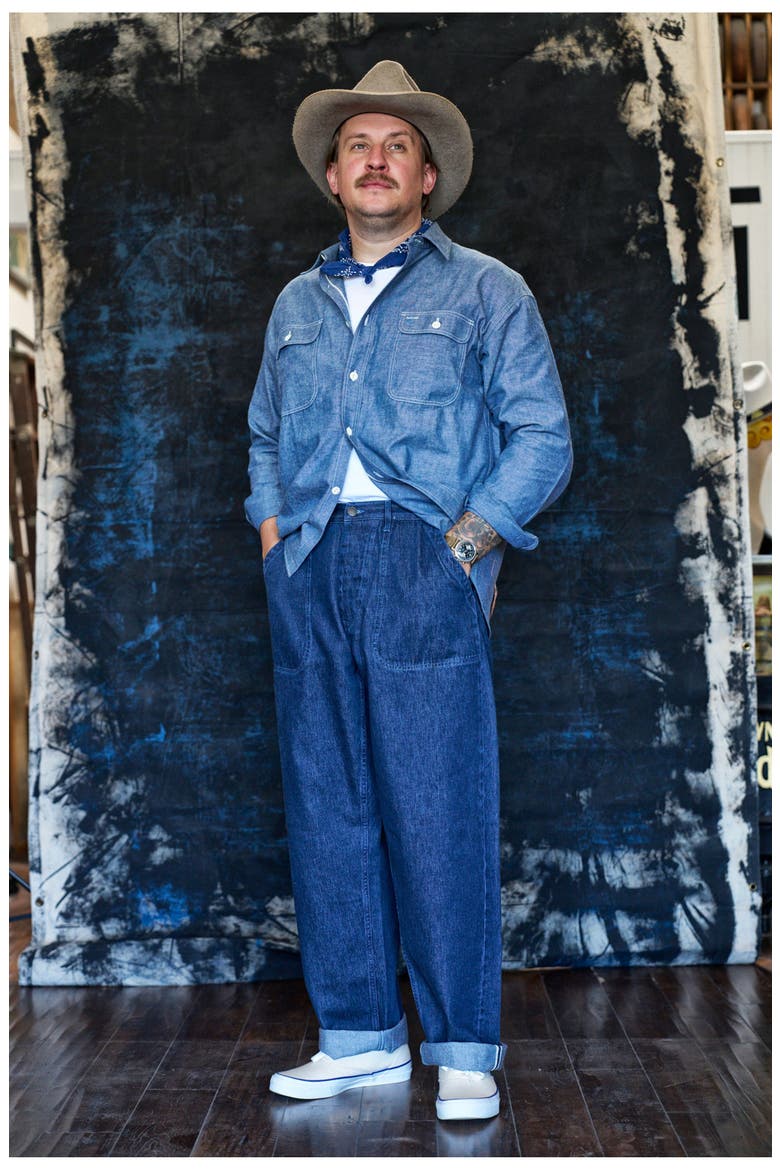 Jerom Cotton Pants, Alternate, color, BLUE