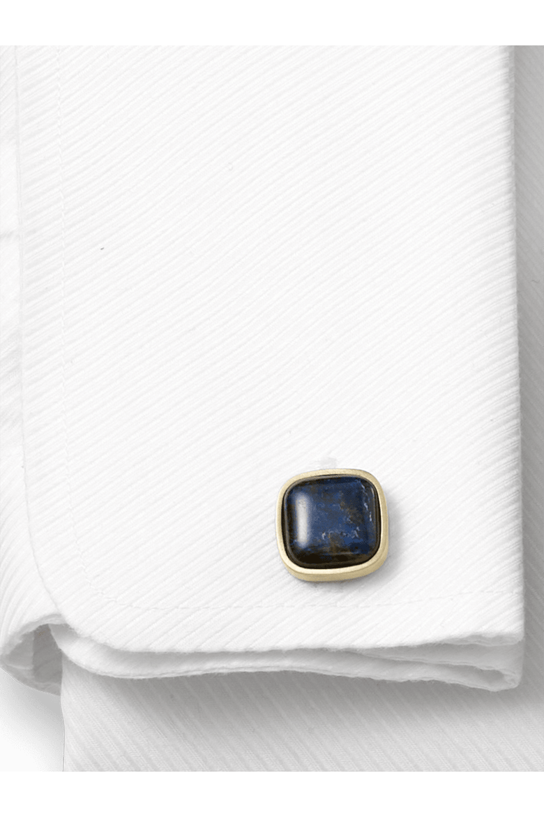 Lapis Stone Cufflinks, Alternate, color, Blue