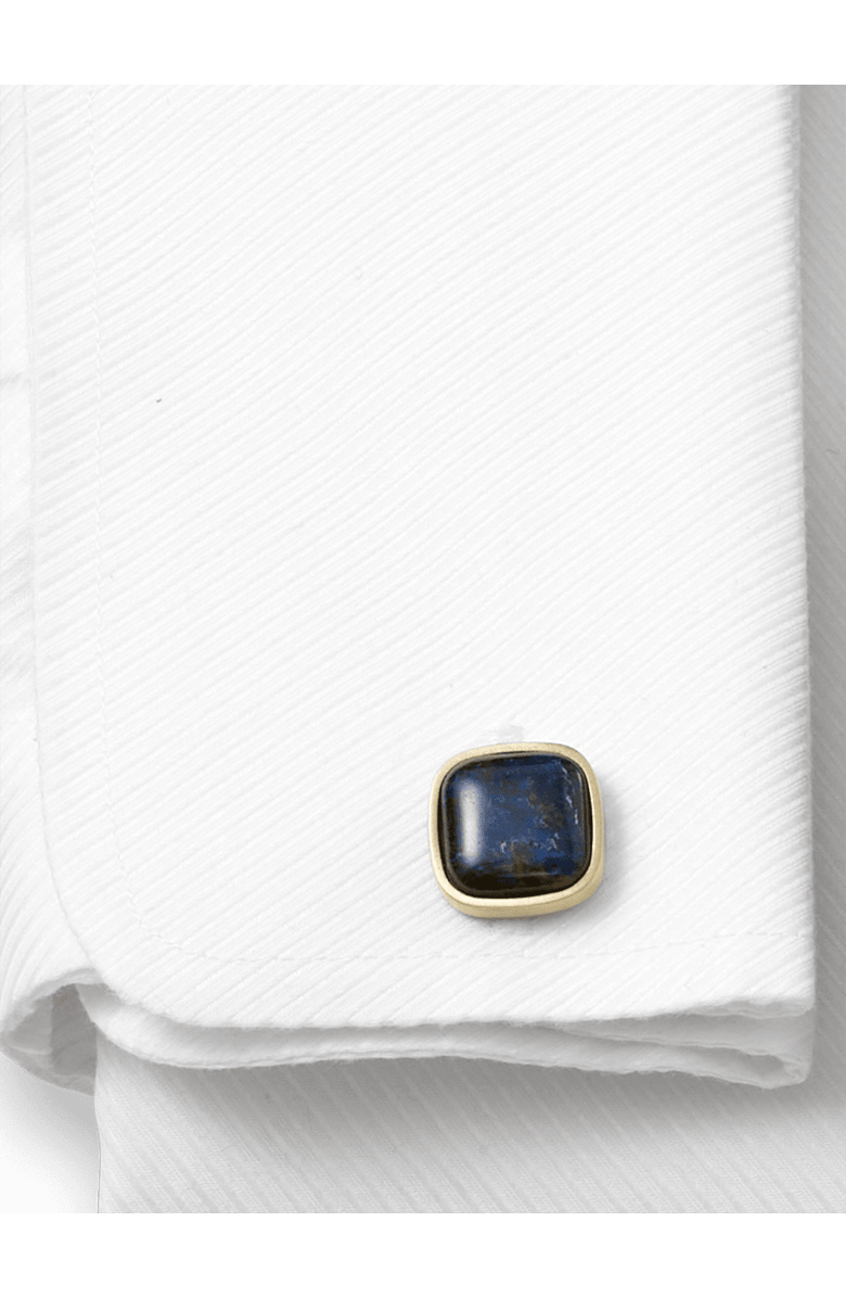 Paul Fredrick Lapis Stone Cufflinks, Alternate, color, Blue