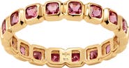 MADE BY MARY Cubic Zirconia Eternity Birthstone Ring