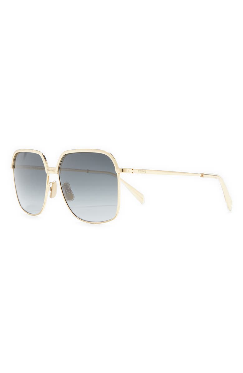 CELINE 56mm Square Sunglasses, Alternate, color,