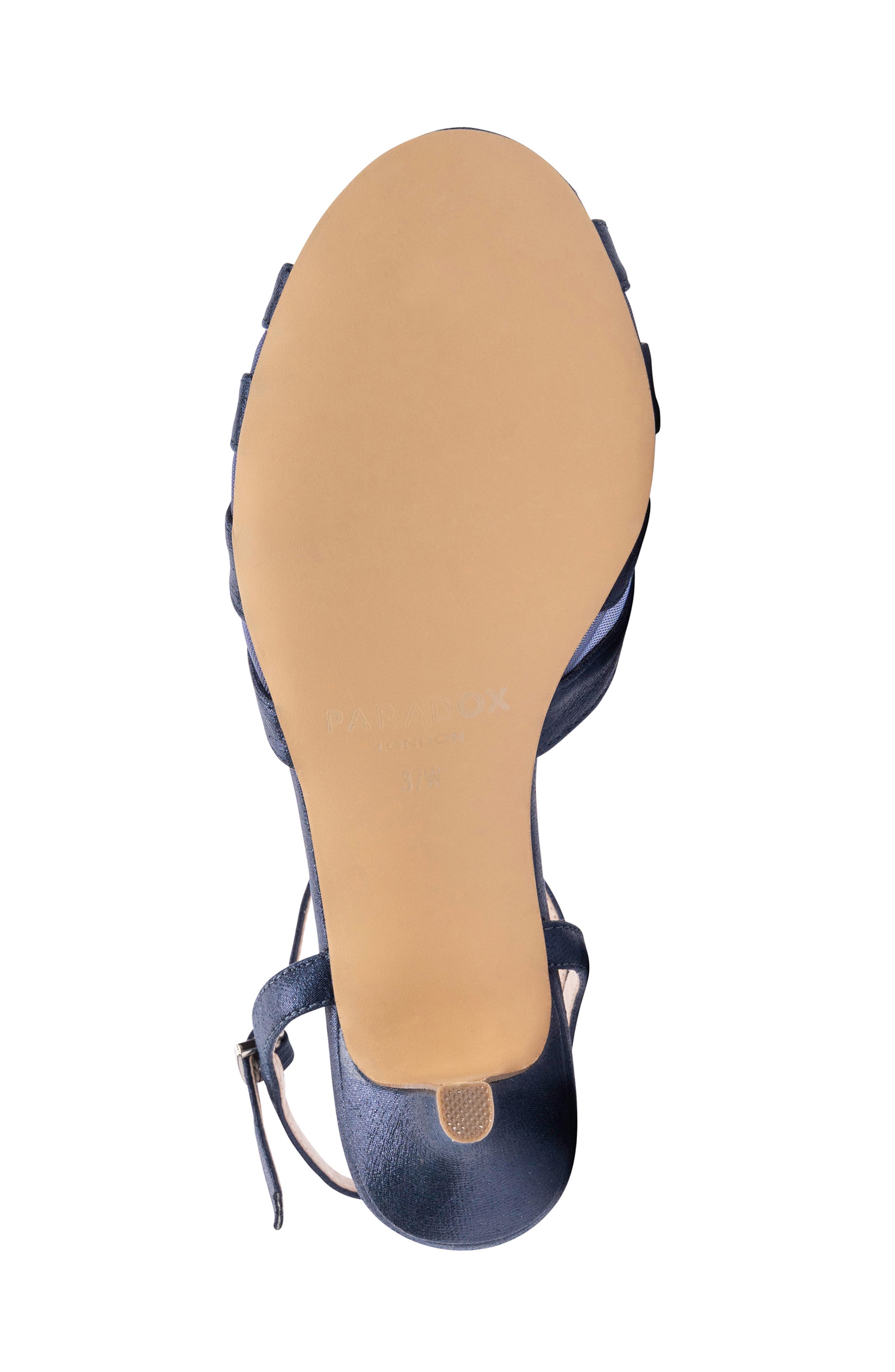 Theresa Ankle Strap Sandal, Alternate, color, NAVY