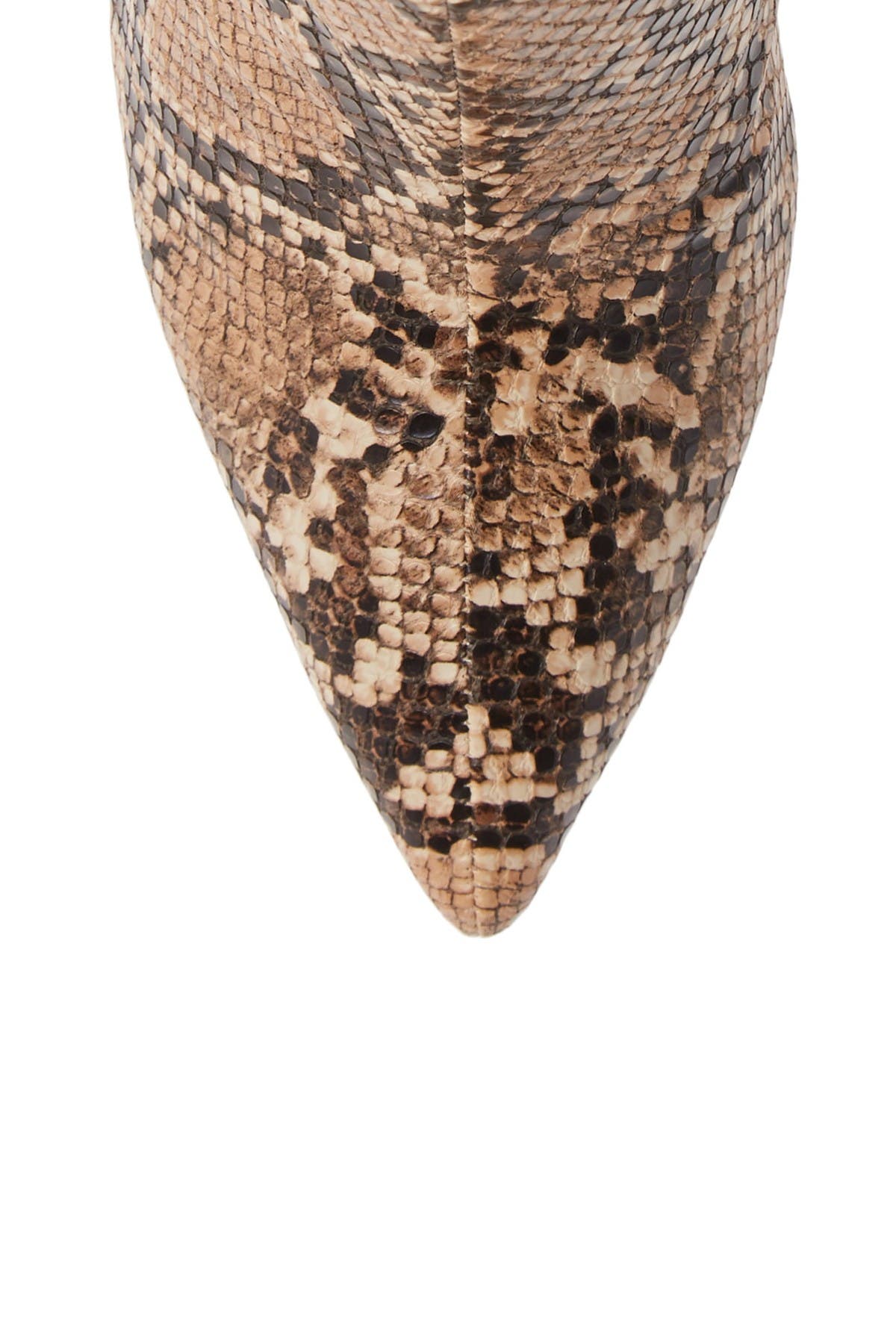 Siren Pointed Toe Bootie, Alternate, color, BEIGE SNAKE PRINT