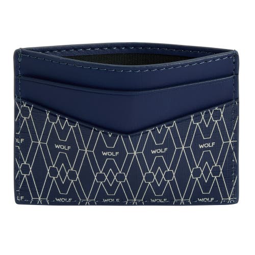 Wolf Men's Signature Cardholder In Blue