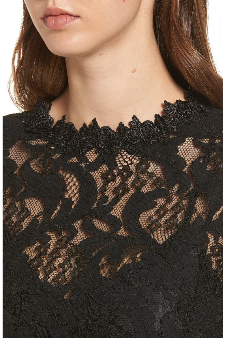 Chancellor Lace Top, Alternate, color, BLACK