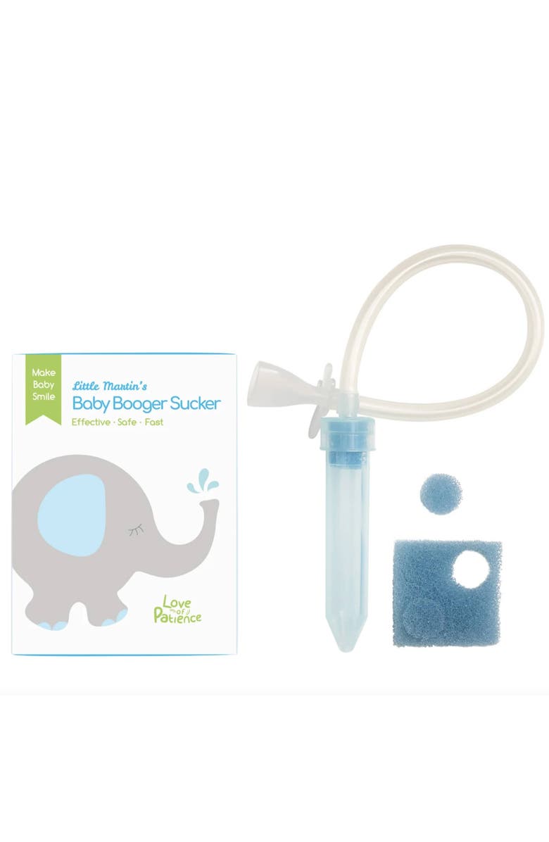Little Martin's Baby Booger Sucker Blue, Gentle & Quick Mucus Removal, Alternate, color, White