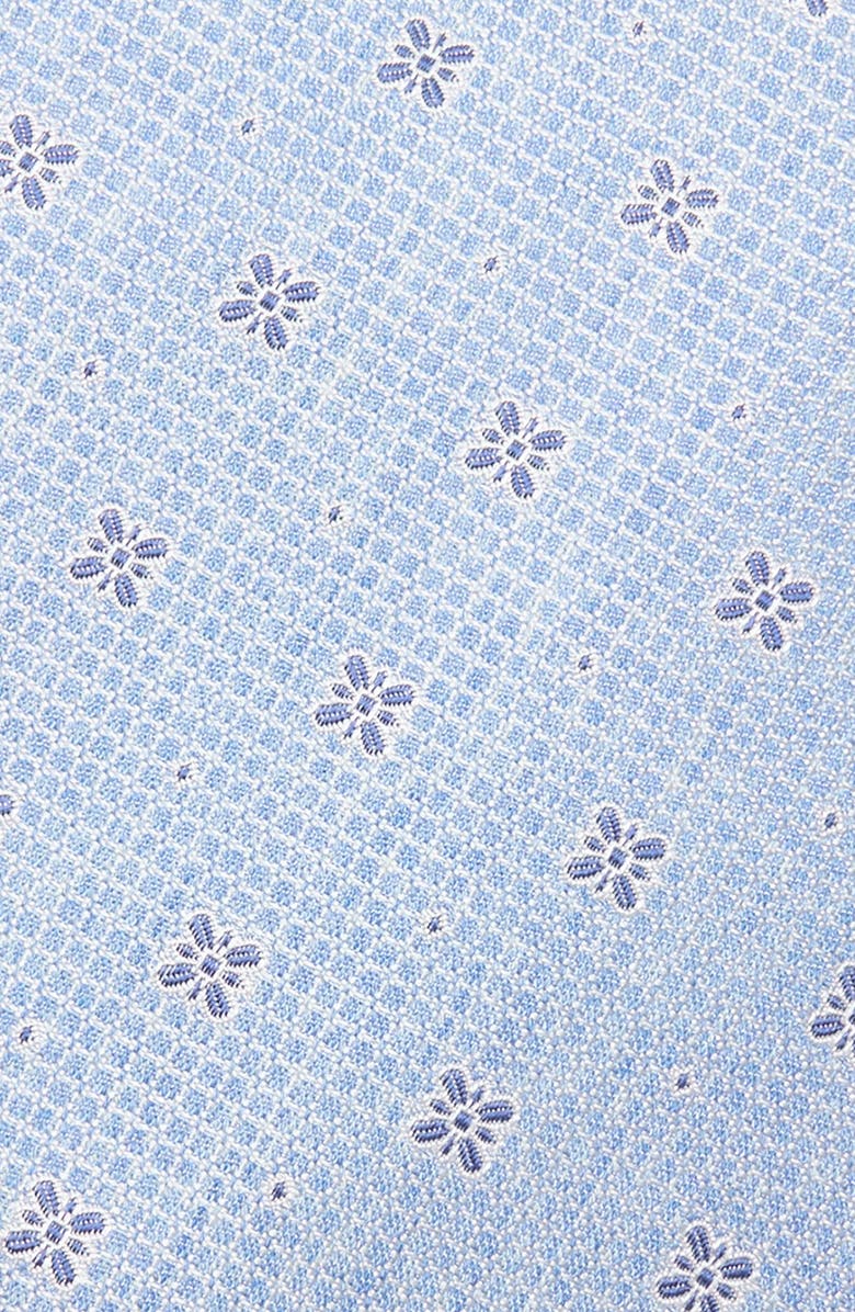 David Donahue Neat Silk Tie, Alternate, color, Sky