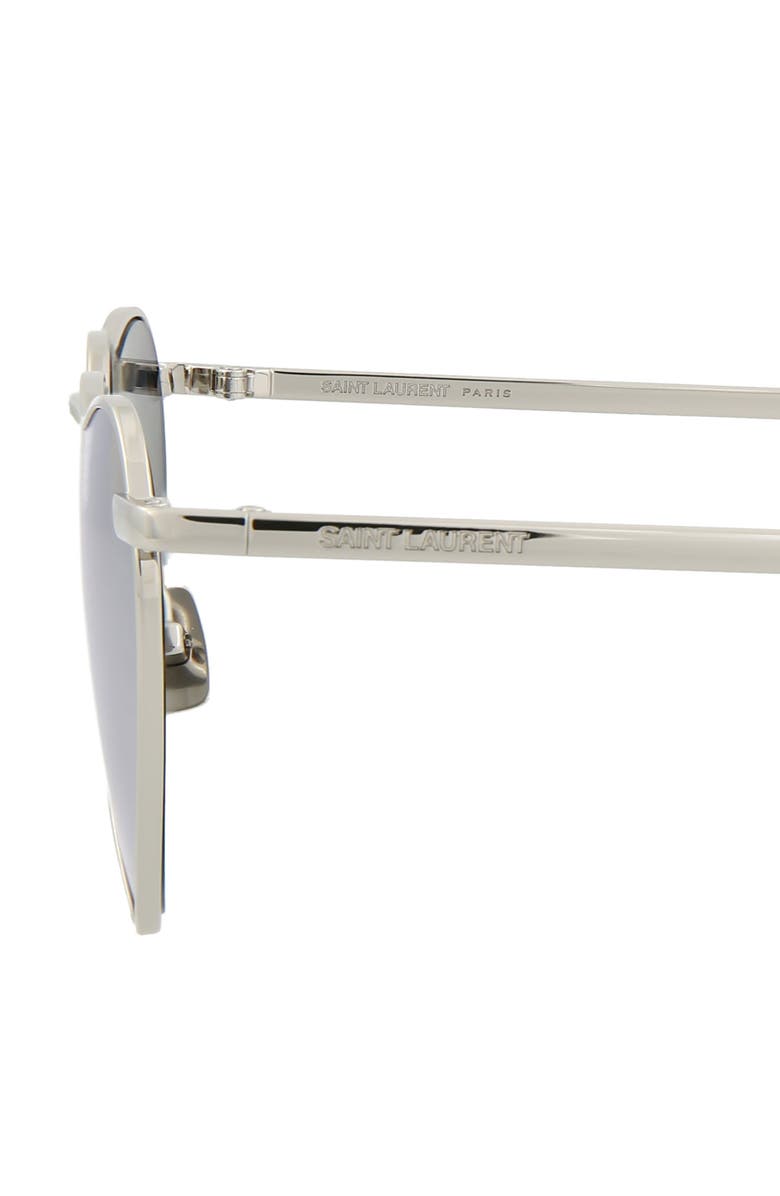 Saint Laurent 52mm Heart Metal Sunglasses, Alternate, color,