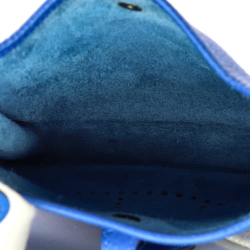Pre-owned Hermes Hermes Evelyne Bag Gen Iii Clemence Tpm In Blue