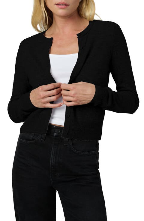 The Dani Crop Cashmere Cardigan