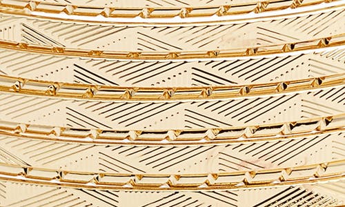 Nordstrom Textured Multiband Cuff Bracelet