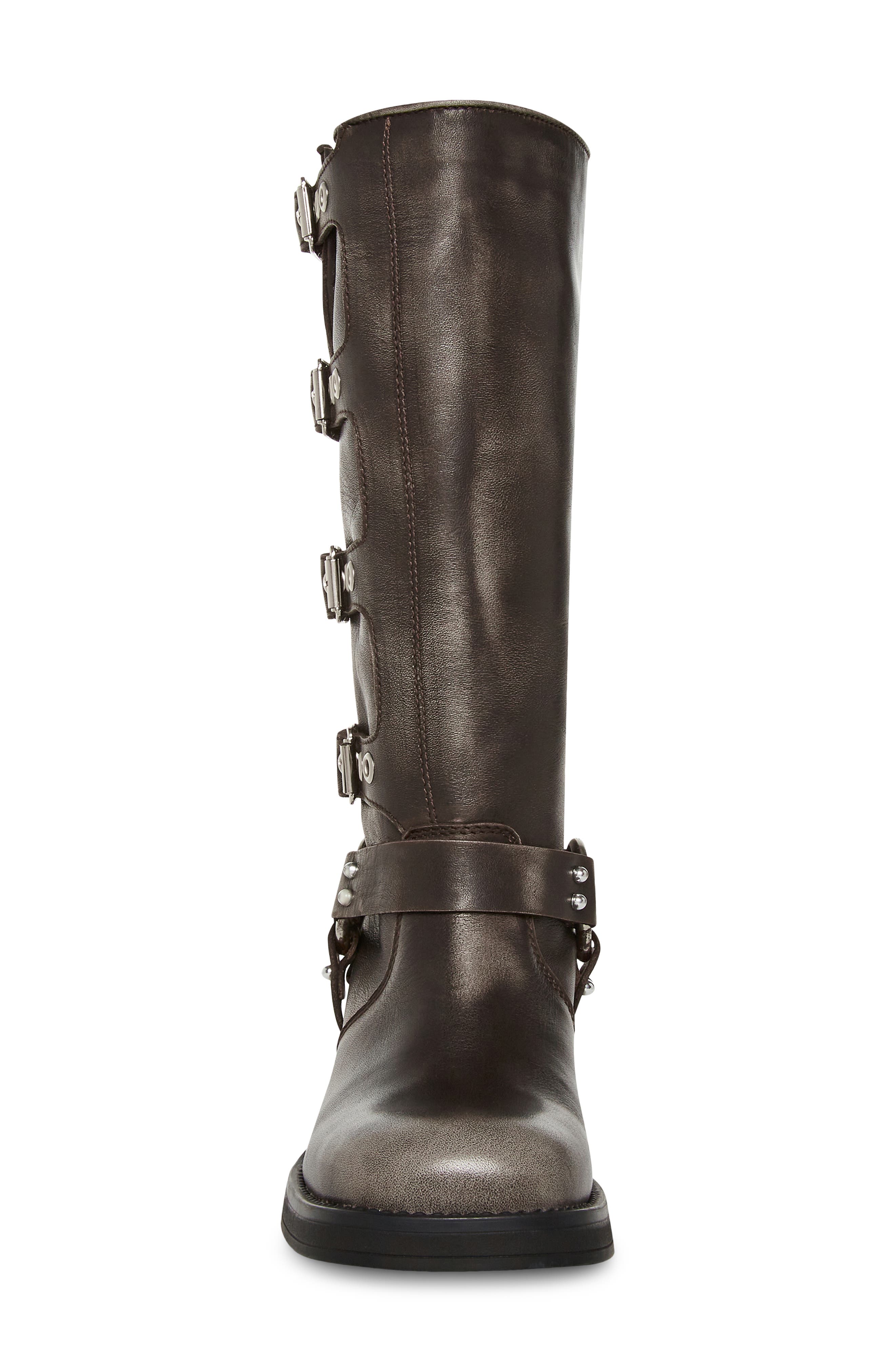 Brocks Buckle Boot, Alternate, color, BLACK DISTRS
