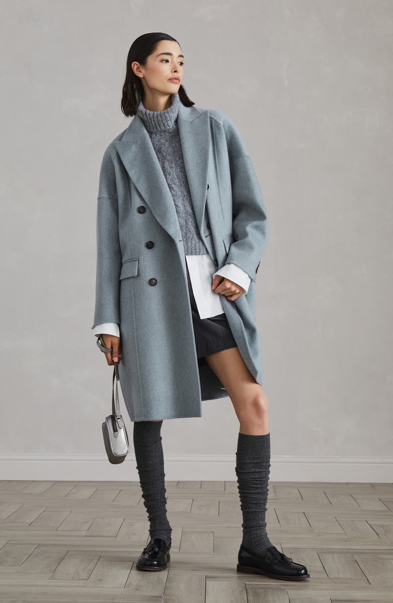 Brunello Cucinelli Handcrafted coat, Alternate, color, 