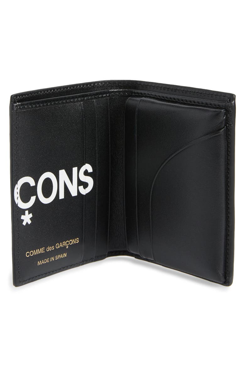 Huge Logo Card Case, Alternate, color, BLACK