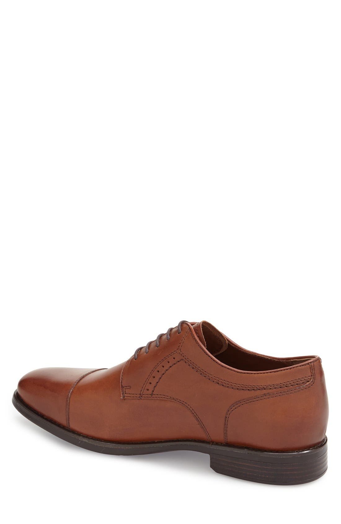 'Branning' Waterproof Cap Toe Derby, Alternate, color, TAN CALFSKIN