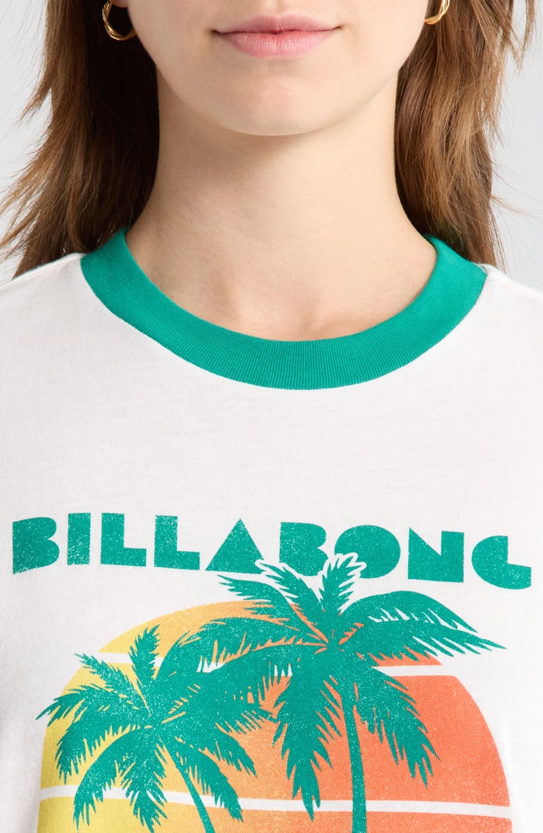Billabong My Beach Club Graphic Ringer T-Shirt, Alternate, color, Salt Crystal