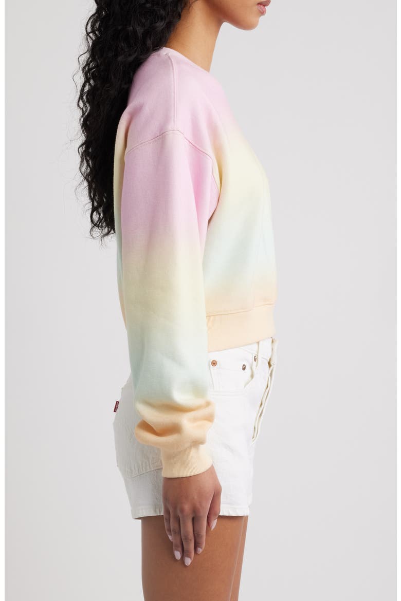 Emparo Crewneck Sweatshirt, Alternate, color, PACIFIC GLOW