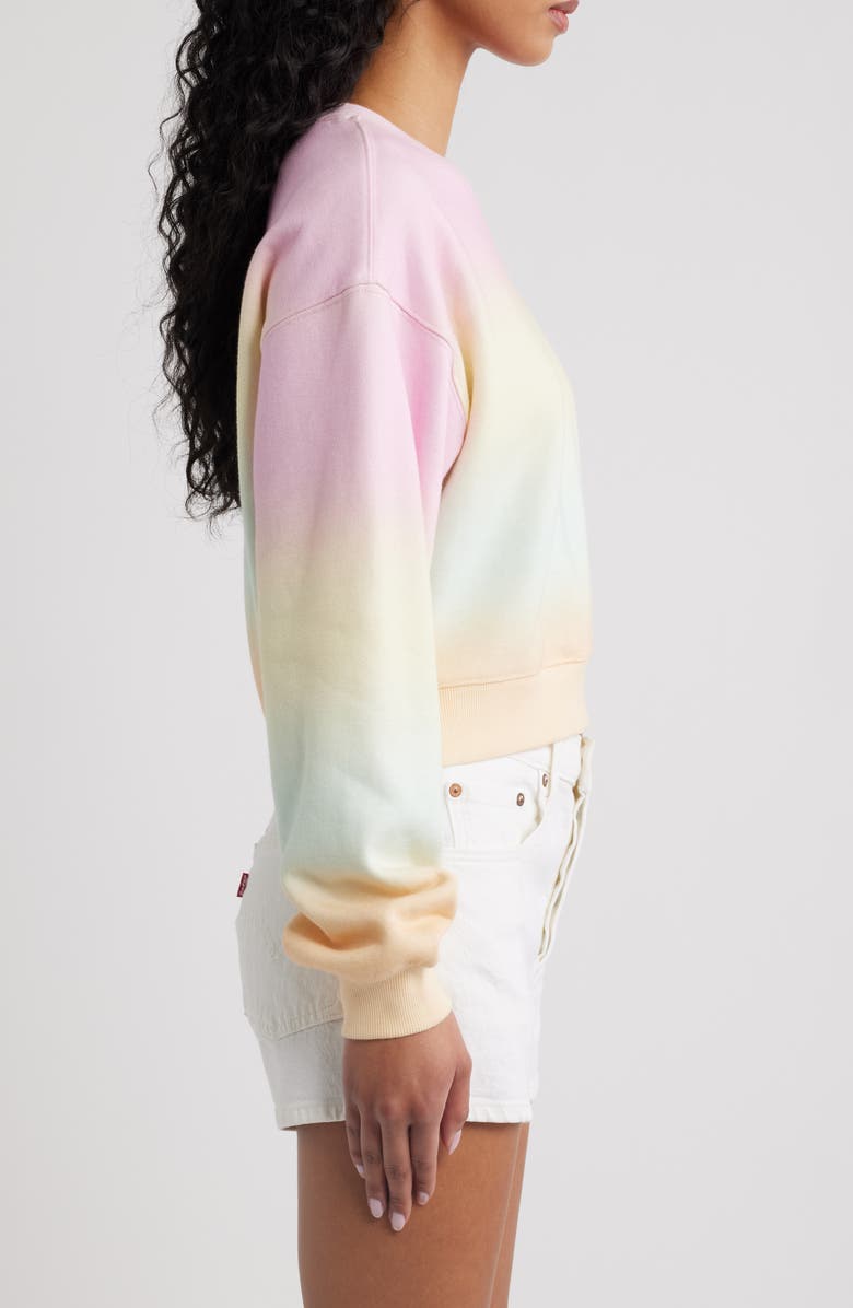 LoveShackFancy Emparo Crewneck Sweatshirt, Alternate, color,