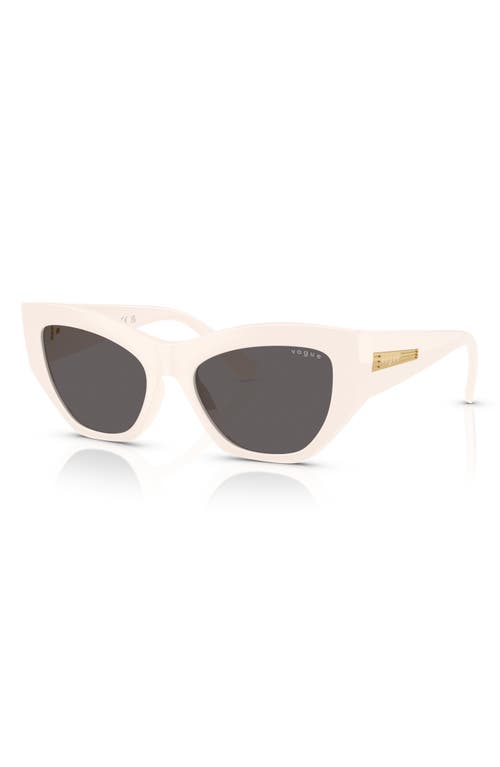 Vogue 53mm Irregular Sunglasses In Black White