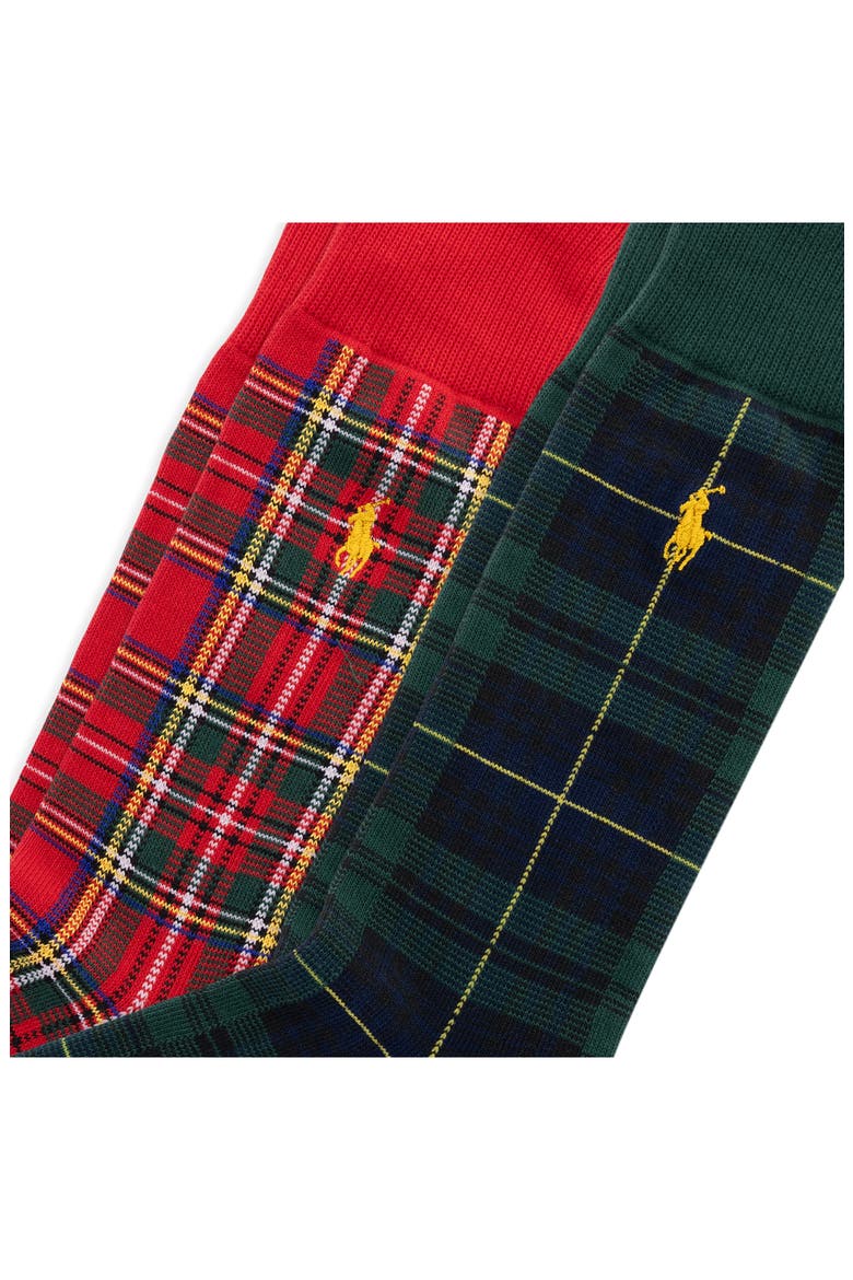 2-Pack Plaid Dress Socks, Alternate, color, HUNTE