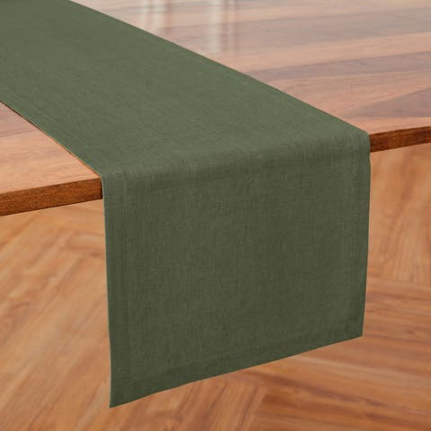 Linen Table Runner for Dining Table, Holiday and Everyday Table Decor - Diana