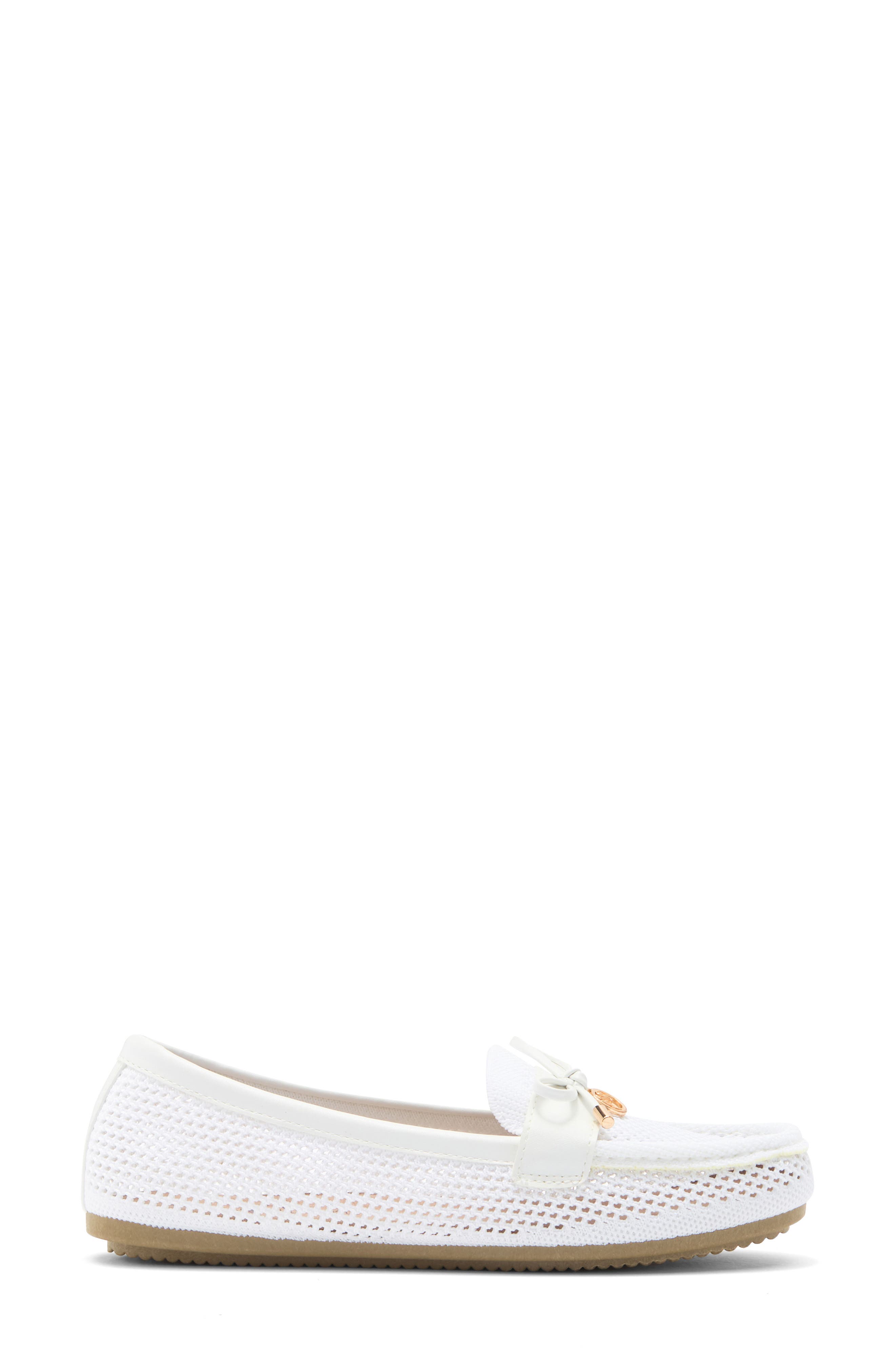 Madeleine Slip On Loafer, Alternate, color, WHITE