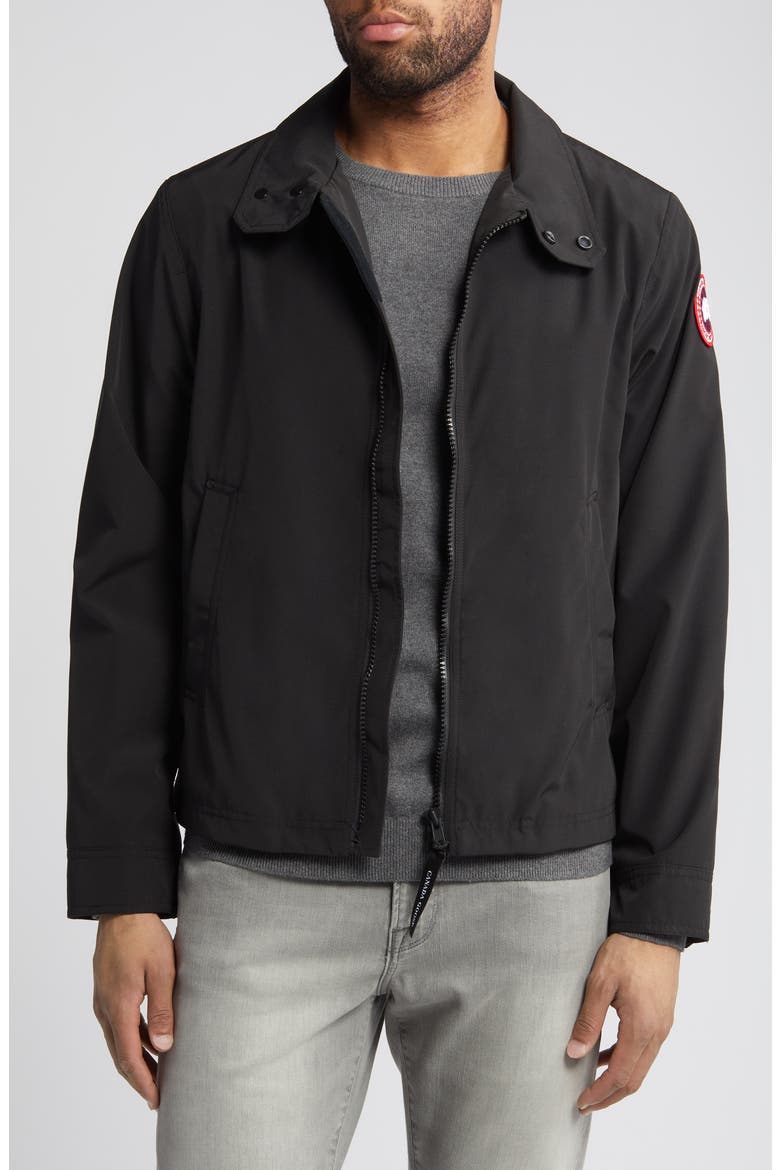 Rosedale Water Repellent Jacket, Main, color, BLACK