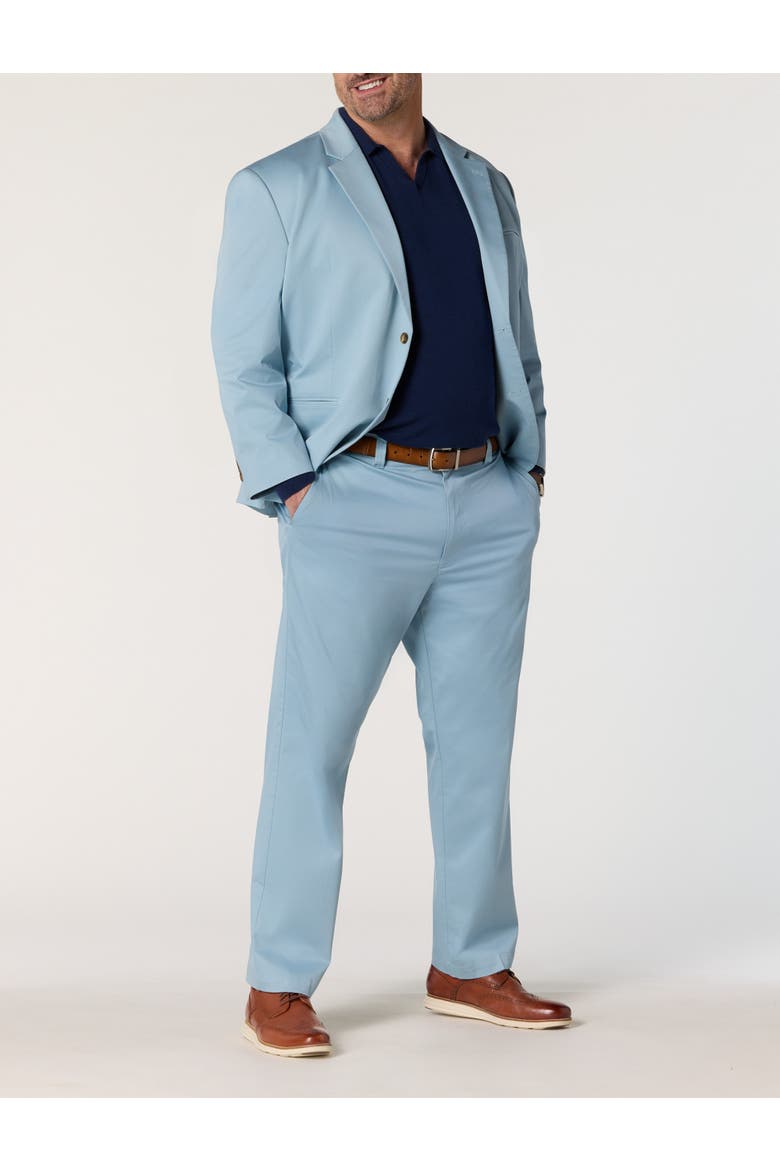 Big & Tall Straight-Fit Tech Pants, Alternate, color, ARONA BLUE