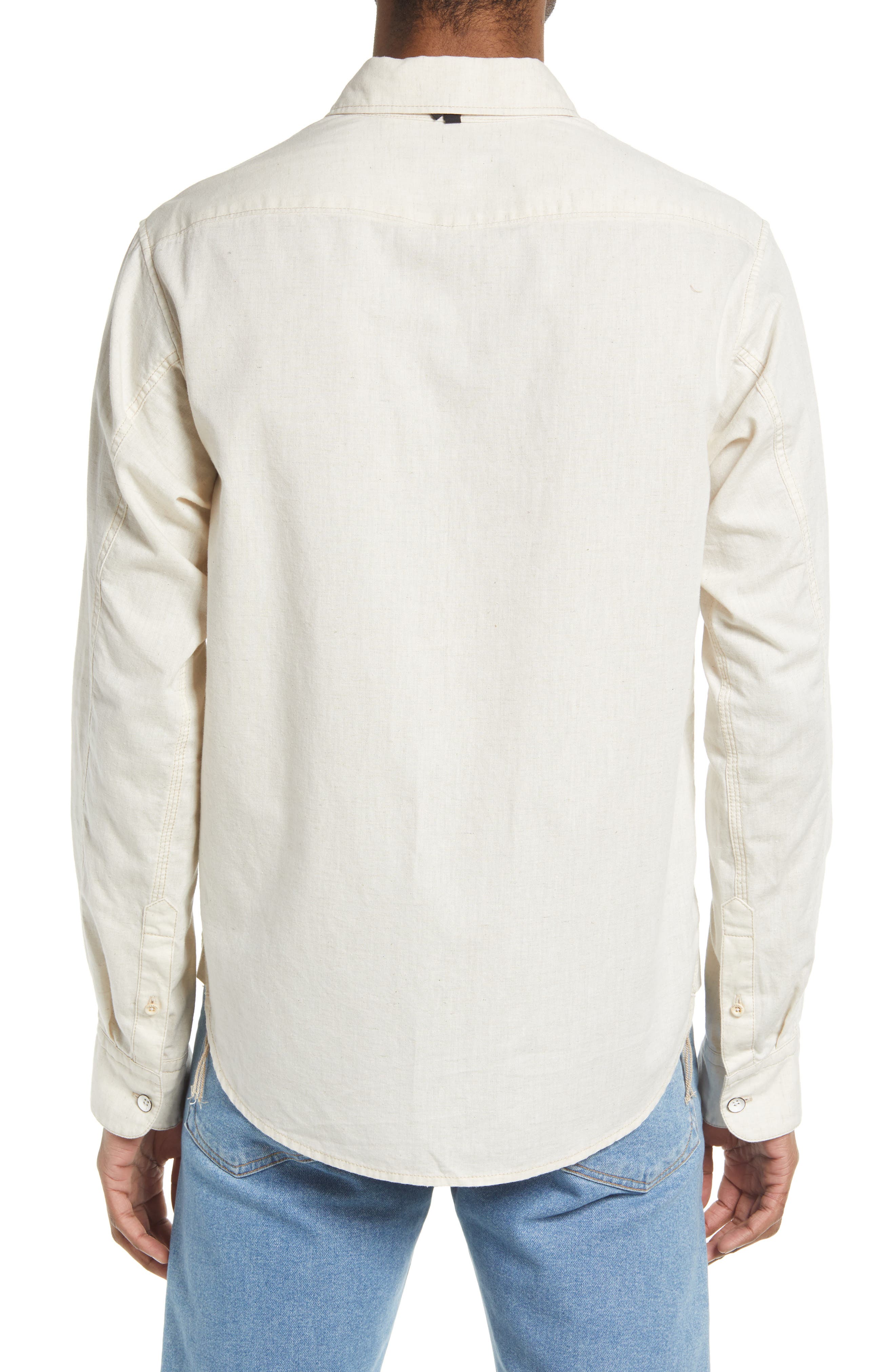rag & bone Men's Engineered Linen Button-Up Shirt (Men) | Nordstromrack