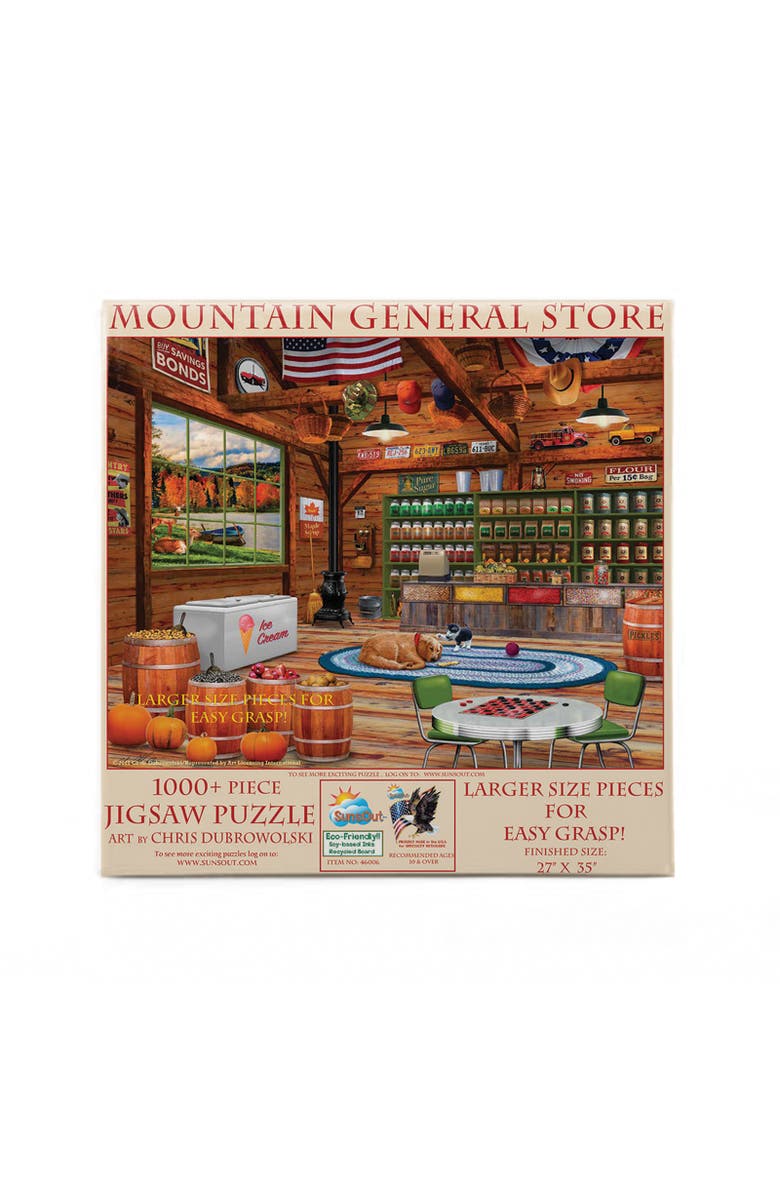Sunsout Mountain General Store 1000 piece Jigsaw Puzzle for Adults Large Pieces, Alternate, color, Multicolor