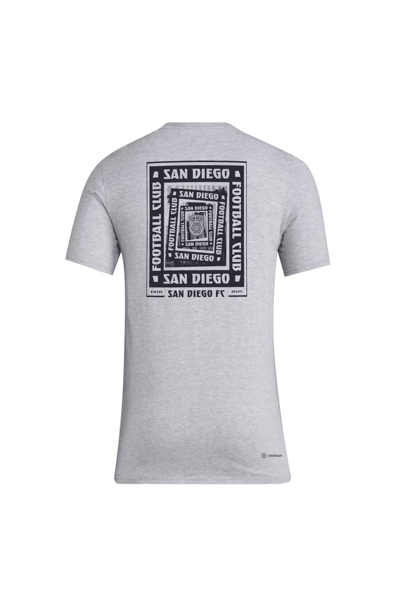 adidas Men's adidas Gray San Diego FC Local Wrap T-Shirt, Alternate, color, Gray