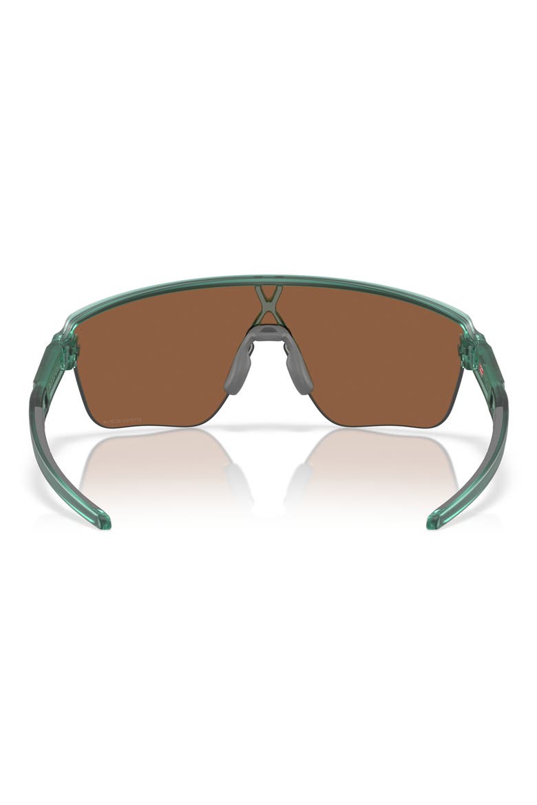 Corridor 142mm Semi Rimless Prizm™ Polarized Shield Sunglasses, Alternate, color, TRANS PACIFIC / PRIZM TUNGSTEN