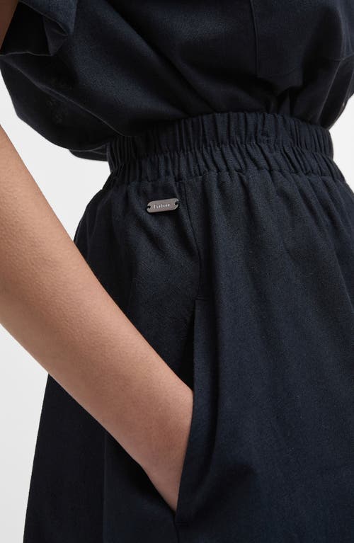 Barbour Elsie Midi Skirt In Black