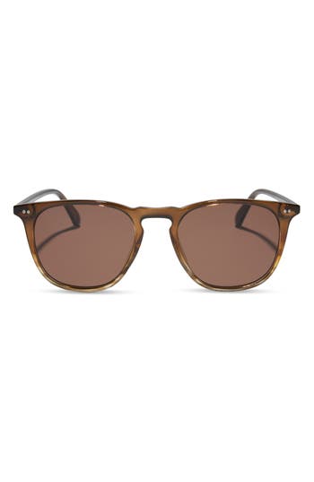 Diff Brody Xl 51mm Square Sunglasses In Burgundy