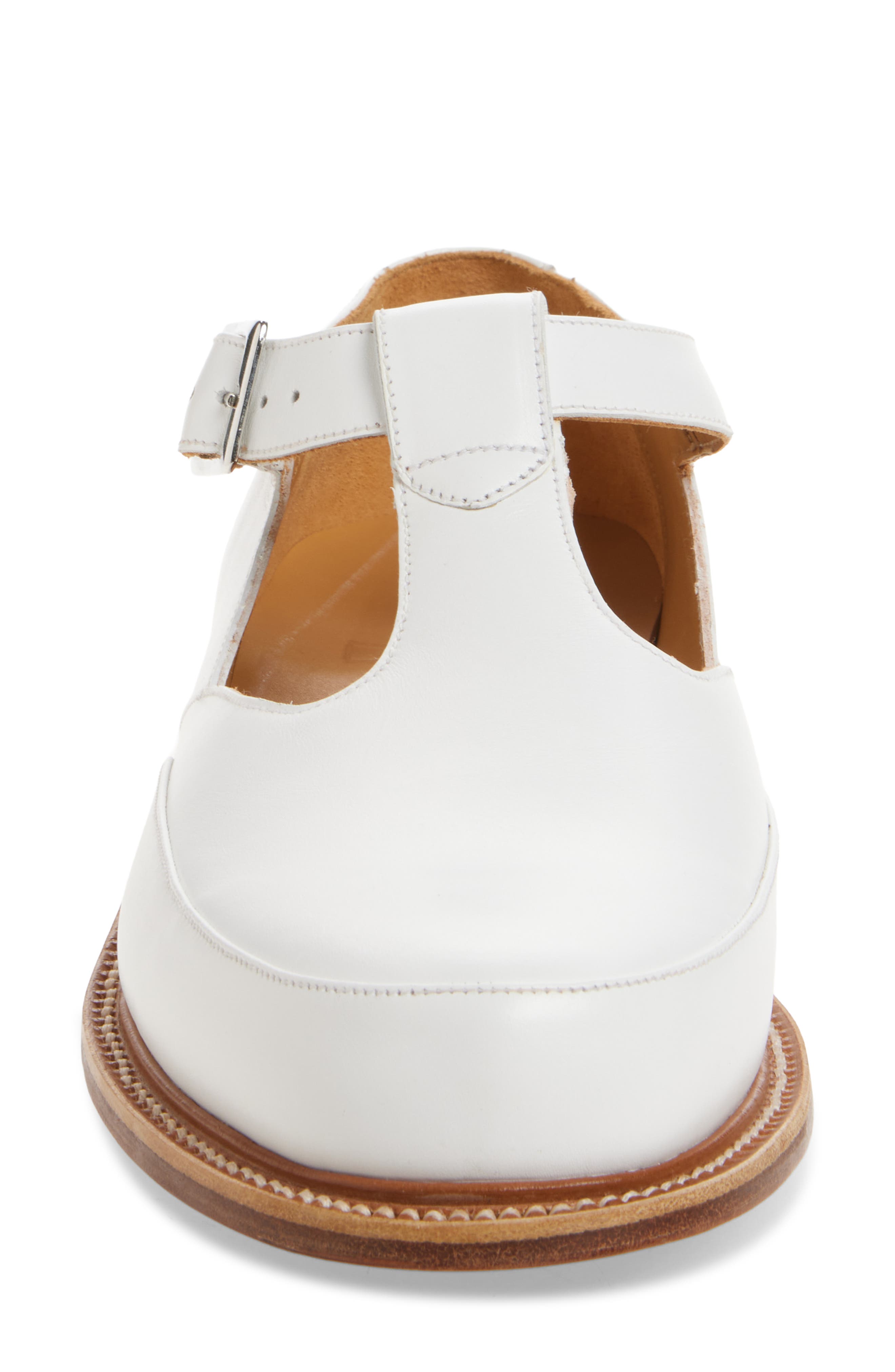 JM WESTON Salom Sandal, Alternate, color, White Smooth Calf