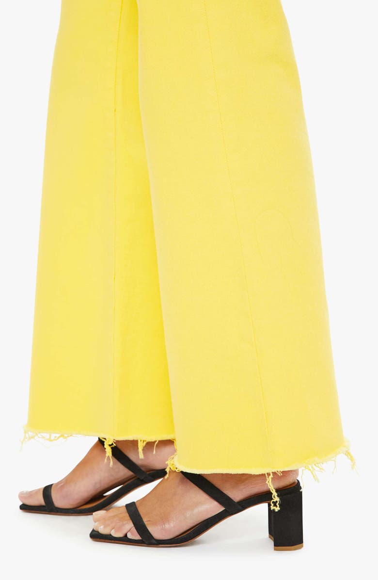 MOTHER The Tomcat Roller Fray Flare Jeans, Alternate, color, Sunshine