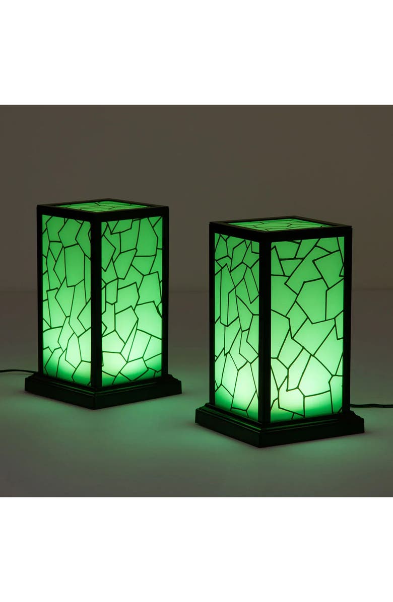 Uncommon Goods Long Distance Friendship Lamp by Technology for Humankind, Alternate, color, Set Of 2 Lamps